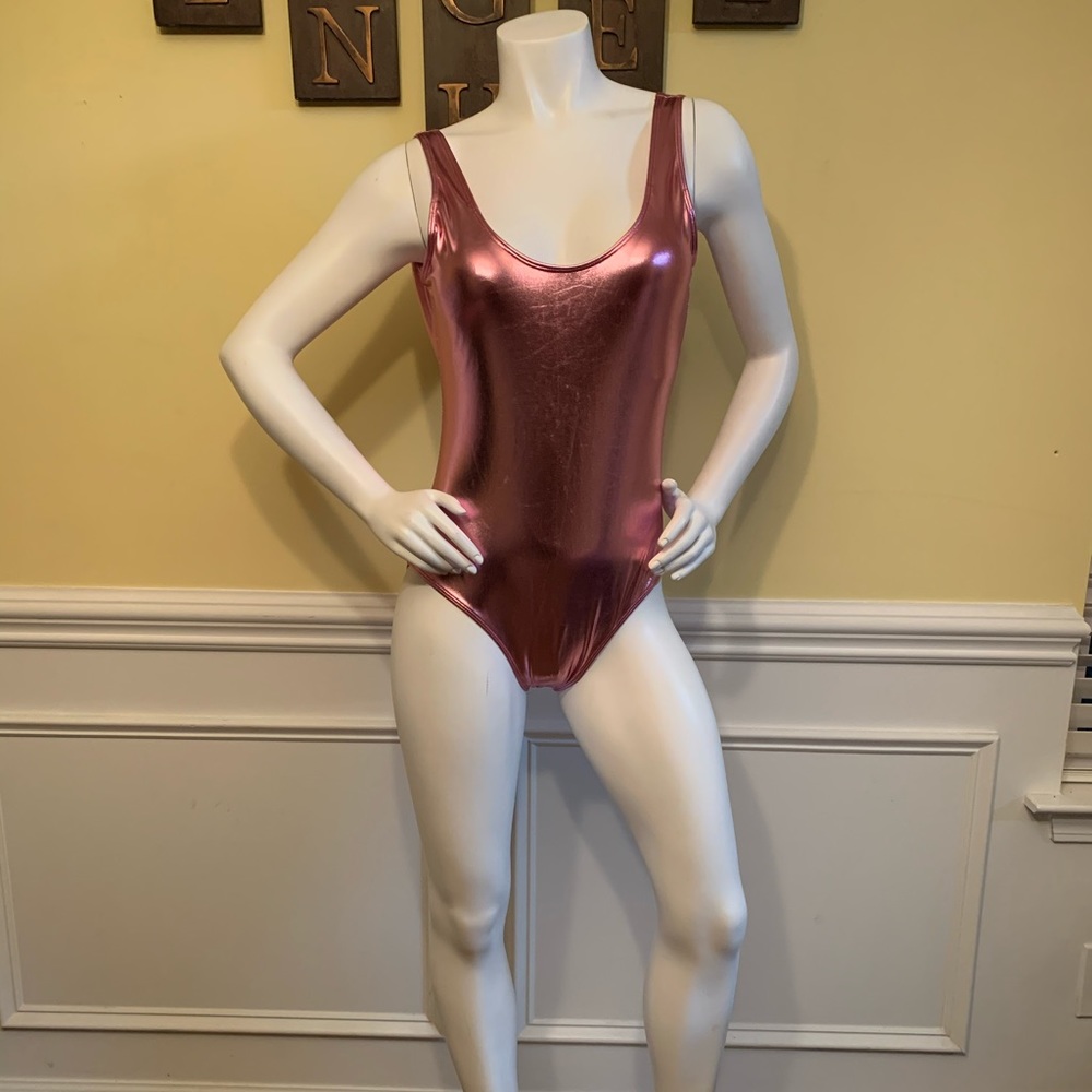 Metallic Pink bathing suit